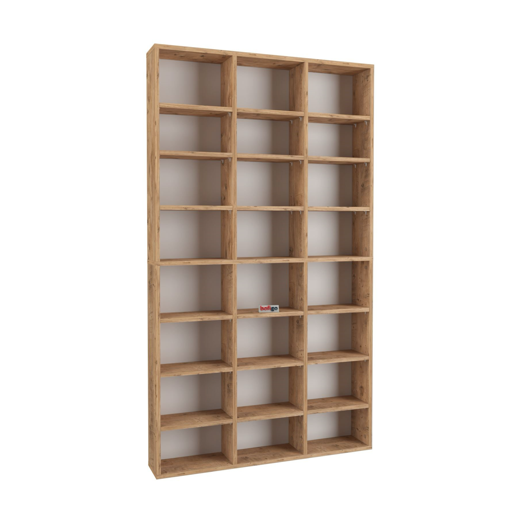 Biblioteca cu 24 de rafturi, design modern, spațiu generos, calitate superioară 101.8 x 16,3 x 178 cm