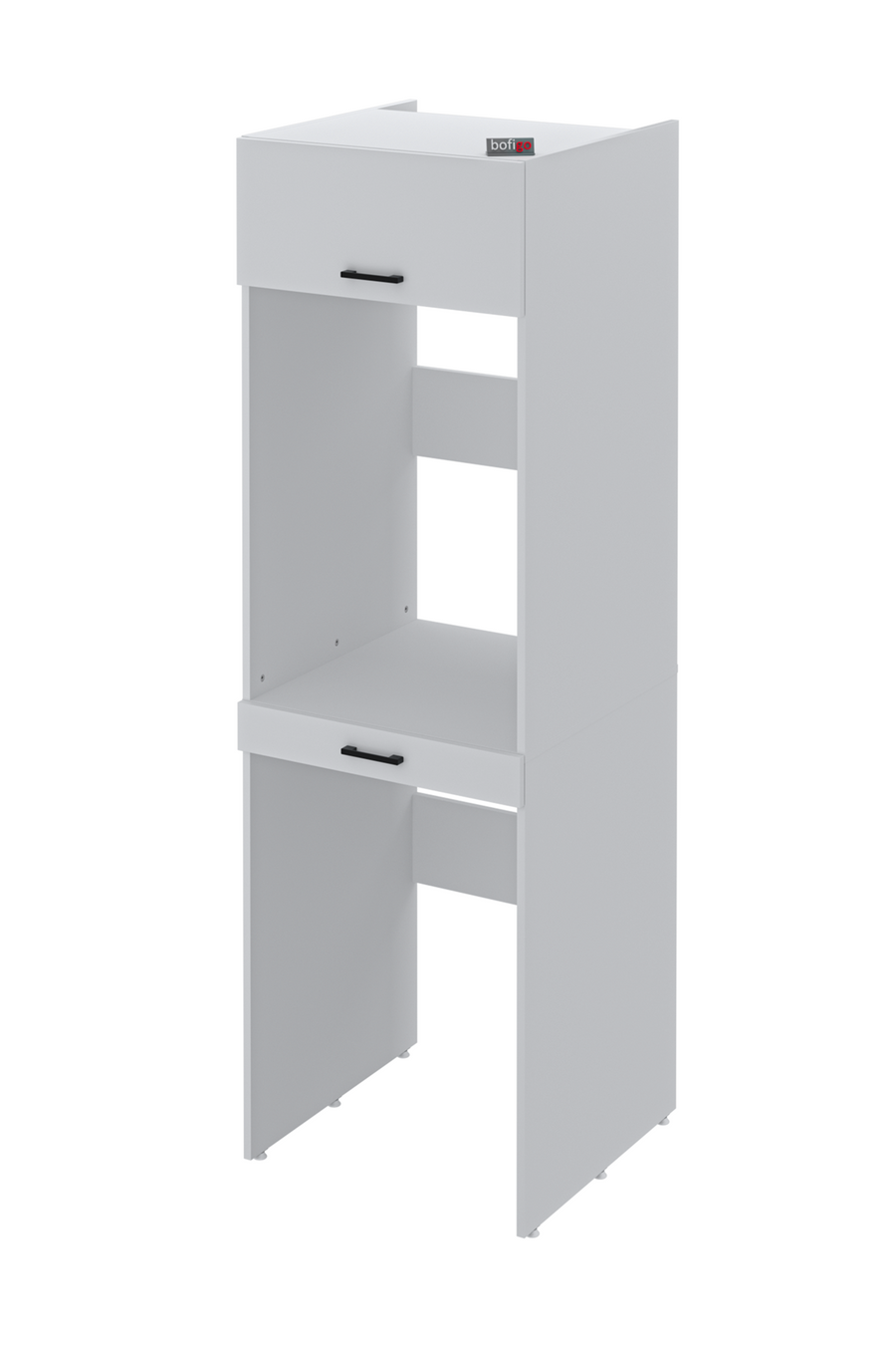 Dulap pentru masina de spalat si uscator, cu rafturi, 67 x 68,8 x 215,4 cm