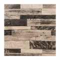 Tapet Decorativ 3D Model Caramida alb  cu negru 70x70 cm