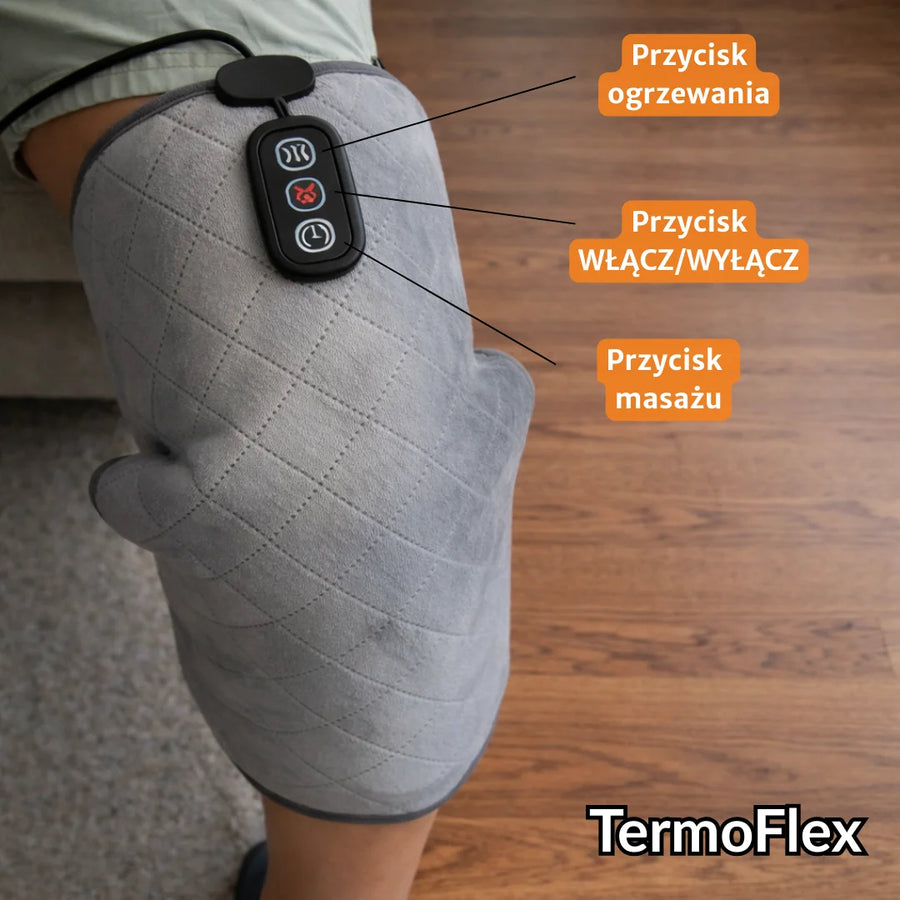Genunchiera cu Masaj si Incalzire Infrarosu USB Marime Universala Terapie - detaliu produs