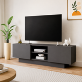 Comodă TV DORA cu uși și raft central, PAL 18 mm, 140 x 31 x 42 cm - detaliu produs