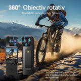 Camera Portabila Full HD 1080p Obiectiv Rotativ 360° Stabilizare Imagine Sport Mini - imagine principala