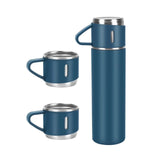 Set Cadou Termos 500ml cu 3 Cesti Inox Perete Dublu Pastreaza Bauturi Calde Reci 12 Ore Etans - detaliu produs