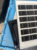 RESIGILAT — Proiector LED Jortan pentru exterior cu panou solar, telecomanda functii multiple, Solar Light IP 66, alb rece 80W · Acceptabil #002