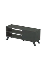 RESIGILAT - Comoda TV Malta, 100 cm, PAL 18 mm, cu usa si rafturi, stil scandinav