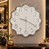 Ceas de Perete Premium 29 cm, Design Floral Modern – Negru/Rose Gold, Alb/Argintiu, Alb/Auriu - detaliu produs
