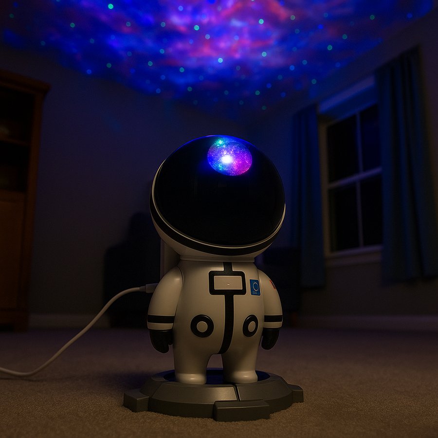 Lampa de proiectie Astronaut Starlight cu temporizator – Metaverse Star Boy