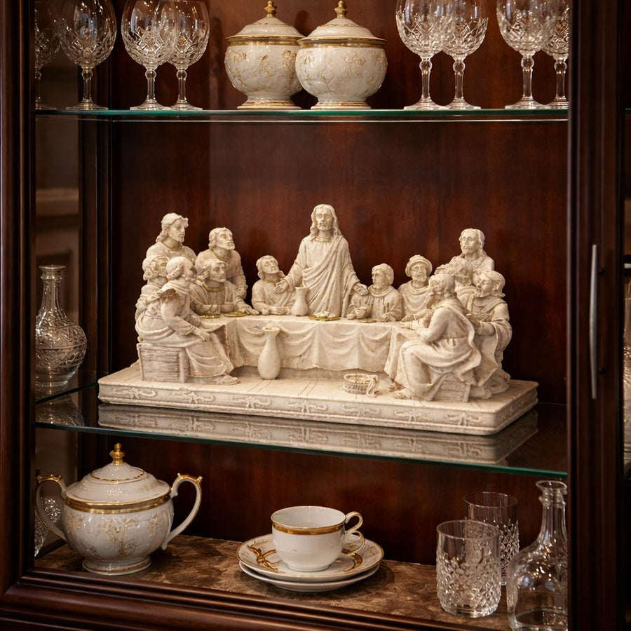Statueta decorativa Cina cea de Taina, rasina, 20 x12 cm