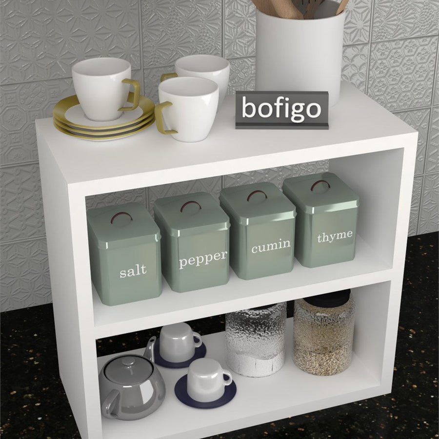 Raft de bucatarie pentru condimente, organizator de blat, 43,5 x 20 x 40 cm