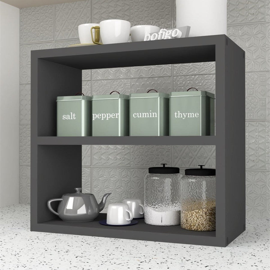 Raft de bucatarie pentru condimente, organizator de blat, 43,5 x 20 x 40 cm