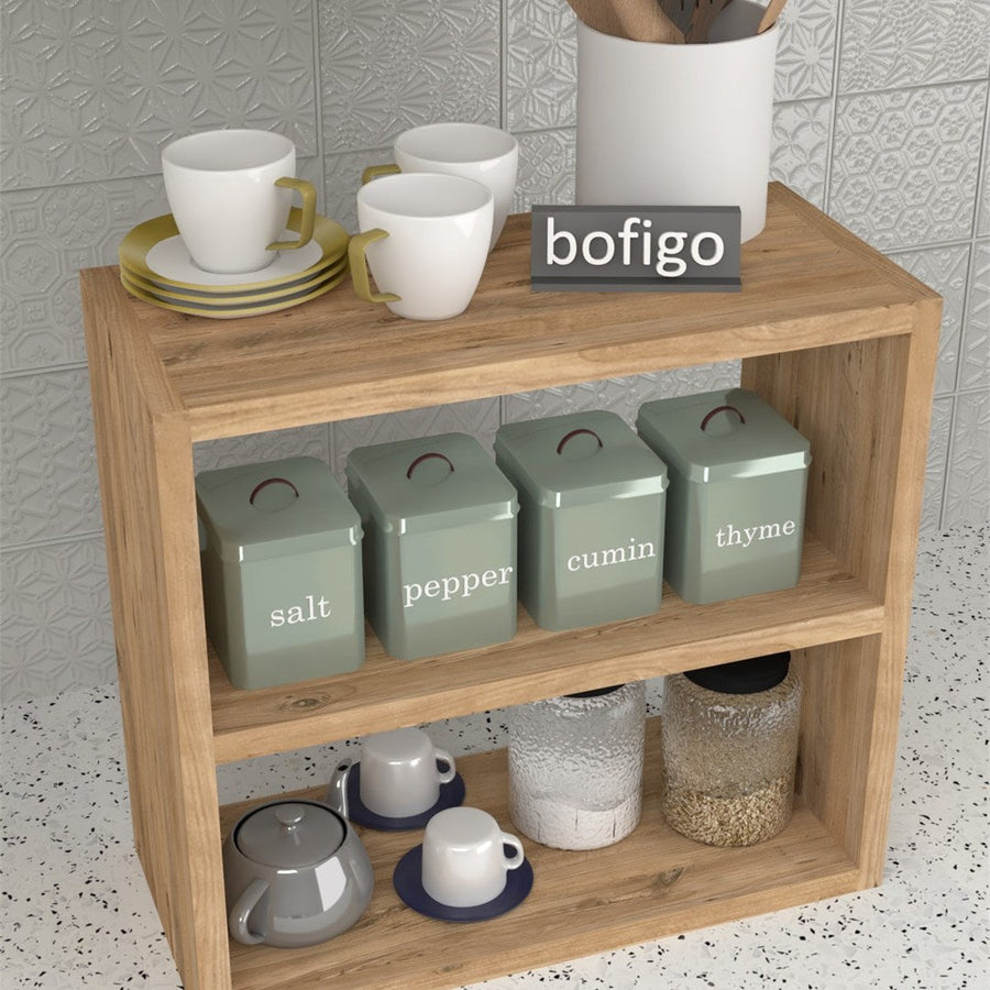 Raft de bucatarie pentru condimente, organizator de blat, 43,5 x 20 x 40 cm