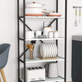 Raft Metalic de Bucatarie cu 5 Polite, PAL 18 mm, 66 x 35.2 x 157.6 cm