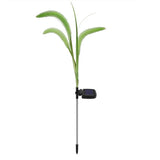 Set 2 Lampi Solare Decorative Iarba Ornamentala Verde 80cm Lumina Calda IP66 - detaliu produs