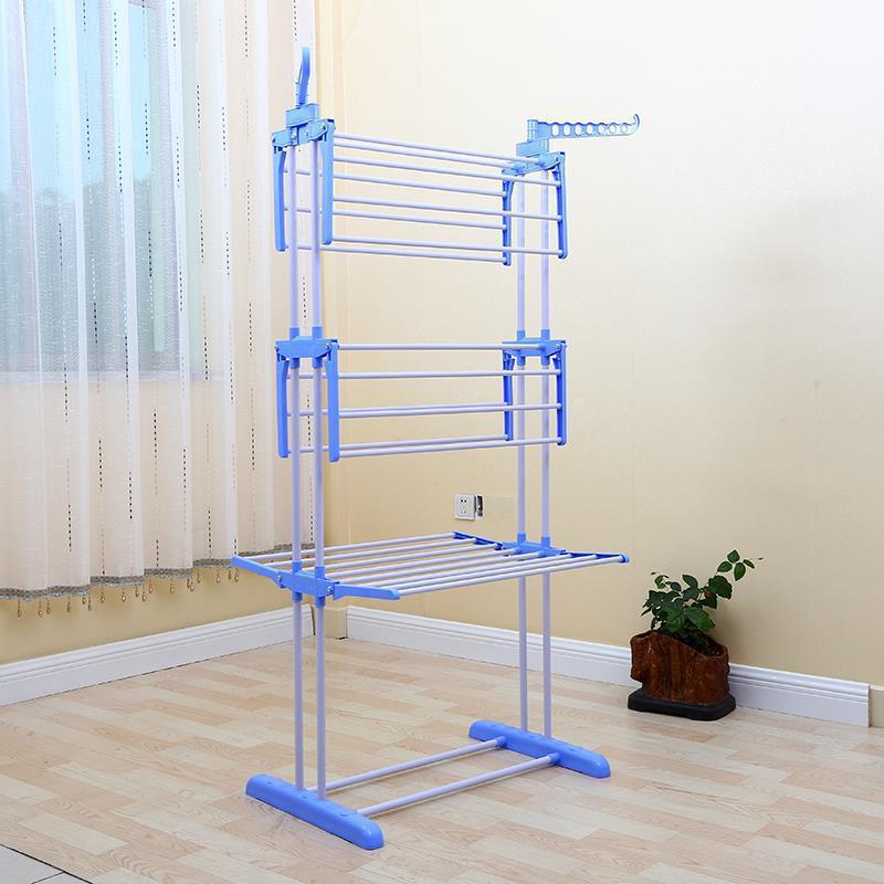 Uscator vertical, mobil si pliabil pentru rufe cu suport umerase, inaltime 173cm