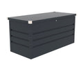 Lada pentru depozitare gradina metalica, KLUGMEISTER Max B, dimensiuni 132x61x62 cm, culoare Gri