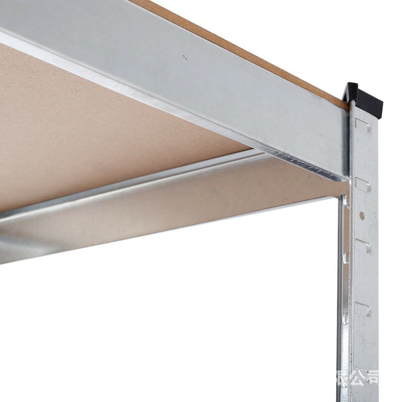 RESIGILAT - Raft metalic cu 5 polite, cadru otel galvanizat, polita MDF, 175kg/polita