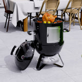 Afumatoare cu gratar pe carbuni KLUGMEISTER KY8560LD, material otel, diametru gratar 44 cm, dimensini 62x49x96 cm
