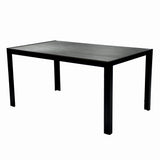 Set mobilier terasa/gradina KLUGMEISTER KJT2056, structura din otel, masa + 6 scaune din HDPE, culoare gri
