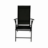 Scaun pliabil terasa/gradina KLUGMEISTER KJF252, 56 x 69 x 103 cm, culoare gri inchis