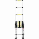 Scara telescopica din aluminiu MESTERINO TOOLS JL-101-6.2, 16 trepte, 6.2 metri, greutate maxima 150 kg
