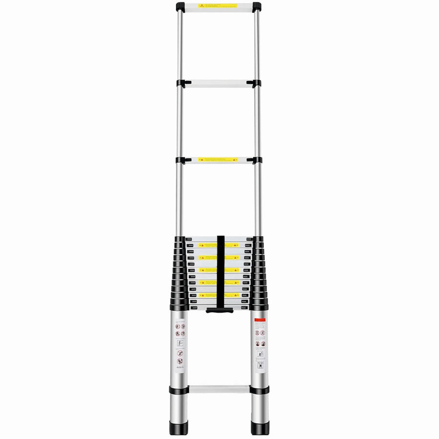 Scara telescopica din aluminiu MESTERINO TOOLS JL-101-6.2, 16 trepte, 6.2 metri, greutate maxima 150 kg