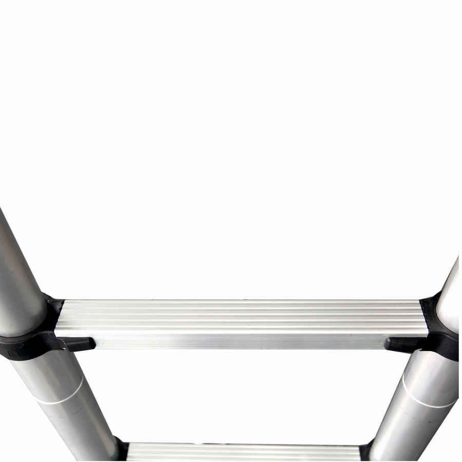 Scara telescopica din aluminiu dubla MESTERINO TOOLS JL-101-2X2.0, 2+2 metri, 2x7 trepte, greutate maxima 150 kg