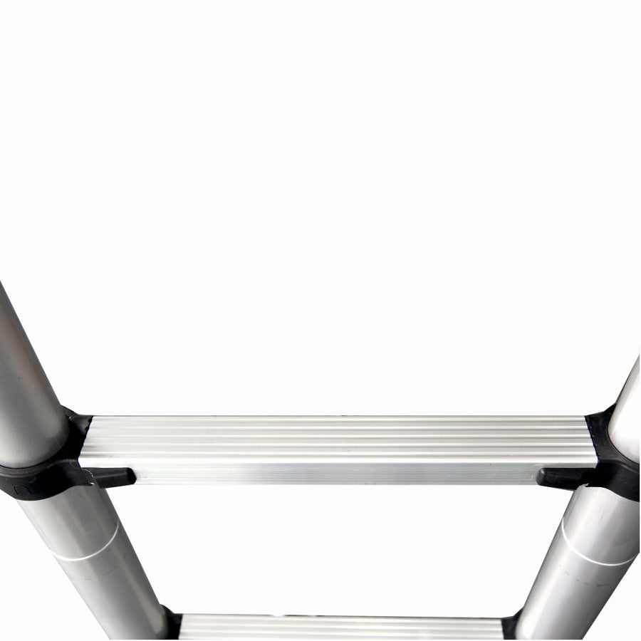 Scara telescopica din aluminiu dubla MESTERINO TOOLS JL-101-2X3.2, 3.2+3.2 metri, 2x11 trepte, greutate maxima 150 kg