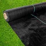 Folie antiburuieni/mulcire din polipropilena, MESTERINO PP1000150, 1 m X 50 m, densitate 100g/mp culoare neagra cu dungi, protectie UV