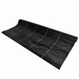 Folie antiburuieni/mulcire din polipropilena, MESTERINO PP10001100, 1 m X 100 m, densitate 100g/mp culoare neagra cu dungi, protectie UV