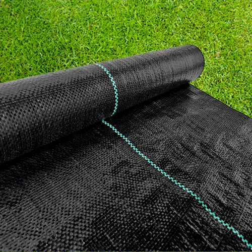 Folie antiburuieni/mulcire din polipropilena, MESTERINO PP1000125, 1 m X 25 m, densitate 100g/mp culoare neagra cu dungi, protectie UV