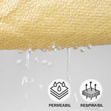 Umbrar/prelata de soare patrata din PE, MESTERINO PE1800303 3 m X 3 m, densitate 180g/mp, culoare bej, protectie UV