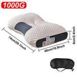 Perna Ortopedica pentru Dormit Ajustabila cu Fermoar 70x45cm 3 Zone Confort Suport Cervical - detaliu produs