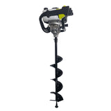 Motoburghiu pentru pamant MESTERINO TOOLS NT-GD520A + burghiu de 150 mm, motor in 2 timpi, 52cc, 2.3 CP, turatie maxima 10000 RPM
