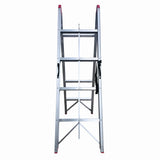Scara pliabila ultracompacta din aluminiu MESTERINO TOOLS JL-308(2x4), 142x113x44 cm