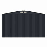 Garaj / depozit metalic MESTERINO S1004-C, gri/bej, 380x540x232 cm, cu usa dubla