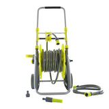 Carucior cu tambur si furtun 15m+2m MESTERINO TOOLS NW-H1115B, racord 1/2 inch, material polipropilena