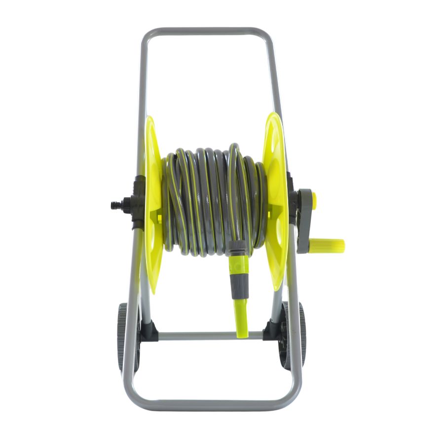 Carucior cu furtun 15m+2m MESTERINO TOOLS NW-H7115B, racord 1/2 inch, material polipropilena