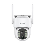 Camera performanta de supraveghere video ANNKE I81BM, de exterior, WiFi 4MP, Super HD, Pan & Tilt, panou solar si baterie, comunicare audio bidirectionala, rezistent la intemperii