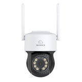 Camera performanta de supraveghere video SANNCE I51CM, de exterior, WiFi 5MP, Ultra HD/2k+, Pan & Tilt, comunicare audio bidirectionala, vedere nocturna IR, rezistenta la intemperii