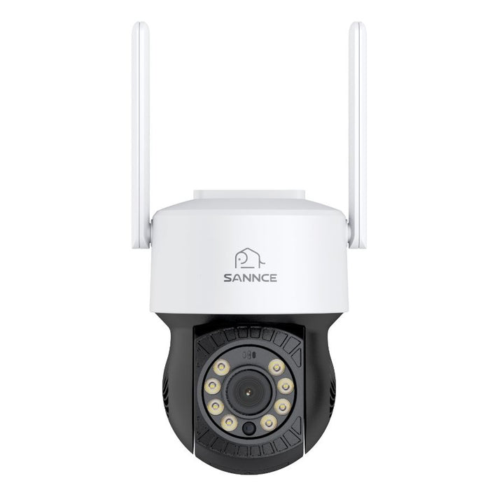 Camera performanta de supraveghere video SANNCE I51CM, de exterior, WiFi 5MP, Ultra HD/2k+, Pan & Tilt, comunicare audio bidirectionala, vedere nocturna IR, rezistenta la intemperii