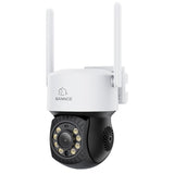 Camera performanta de supraveghere video SANNCE I51CM, de exterior, WiFi 5MP, Ultra HD/2k+, Pan & Tilt, comunicare audio bidirectionala, vedere nocturna IR, rezistenta la intemperii