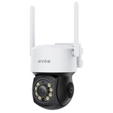 Camera performanta de supraveghere video ANNKE I81BE, de exterior, WiFi, 4MP, tip Dome, Super HD, Pan & Tilt, comunicare audio bidirectionala, vedere nocturna IR, rezistenta la intemperii