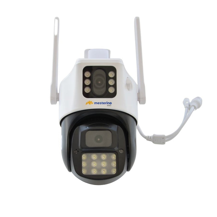 Camera de supraveghere WI-FI MESTERINO VISIO MT-IPE7403-WF, 3MP, doua camere, senzor de miscare, PTZ, by ENSTER