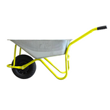 Roaba metalica 85 litri MESTERINO TOOLS MT-WB5009, din otel galvanizat, capacitate de incarcare 150kg, cu roata pneumatica 4.00-8