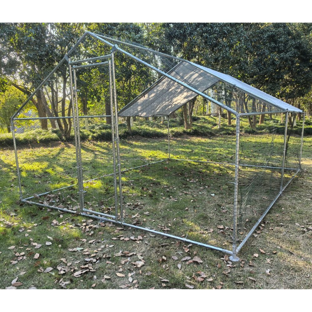 Cotet / tarc pentru pasari 3 x 6 x 2 m din otel galvanizat MESTERINO TOOLS MTGC-036