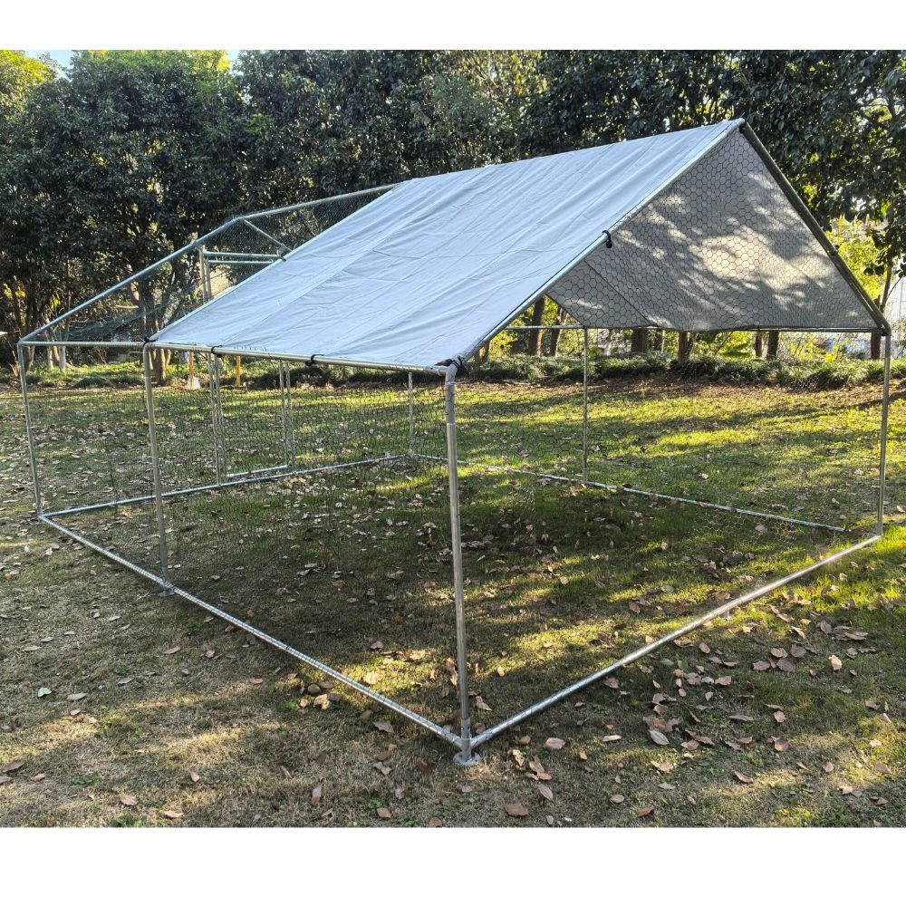 Cotet / tarc pentru pasari 3 x 6 x 2 m din otel galvanizat MESTERINO TOOLS MTGC-036