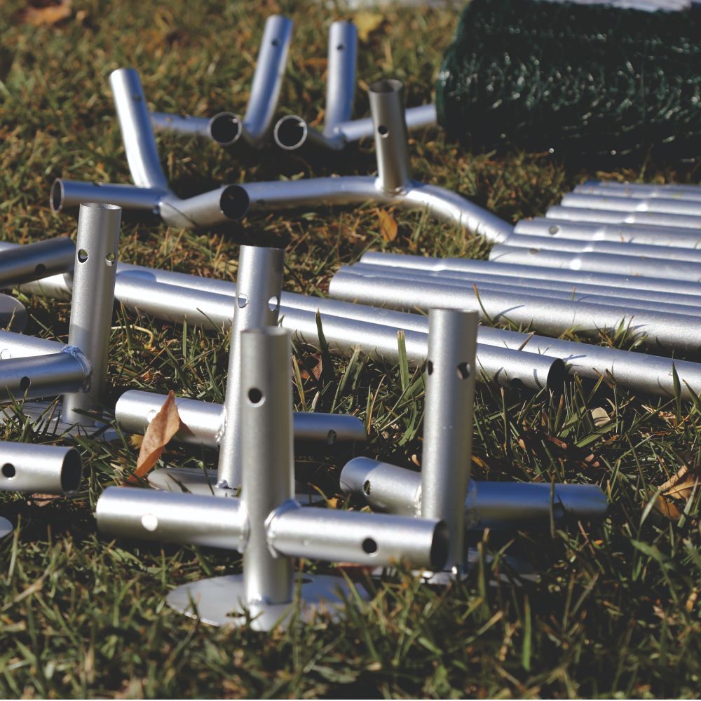 Cotet / tarc pentru pasari 3 x 6 x 2 m din otel galvanizat MESTERINO TOOLS MTGC-036