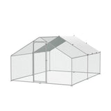 Cotet / tarc pentru pasari 3 x 4 x 2 m din otel galvanizat MESTERINO TOOLS MTGC-034