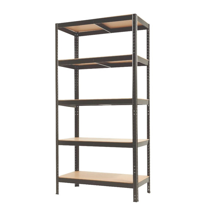 Raft cu 5 polite negru 265 kg / polita, 900 x 450 x 1800 mm, MESTERINO TOOLS MTTC-080A
