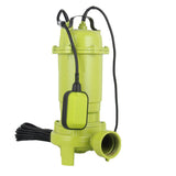 Pompa submersibila pentru apa curata/murdara cu tocator si plutitor MESTERINO TOOLS MT-WQCD10-10-0.75F, 750W, debit maxim 10 m3/h, adancime maxima 5 m, cablu 10 m